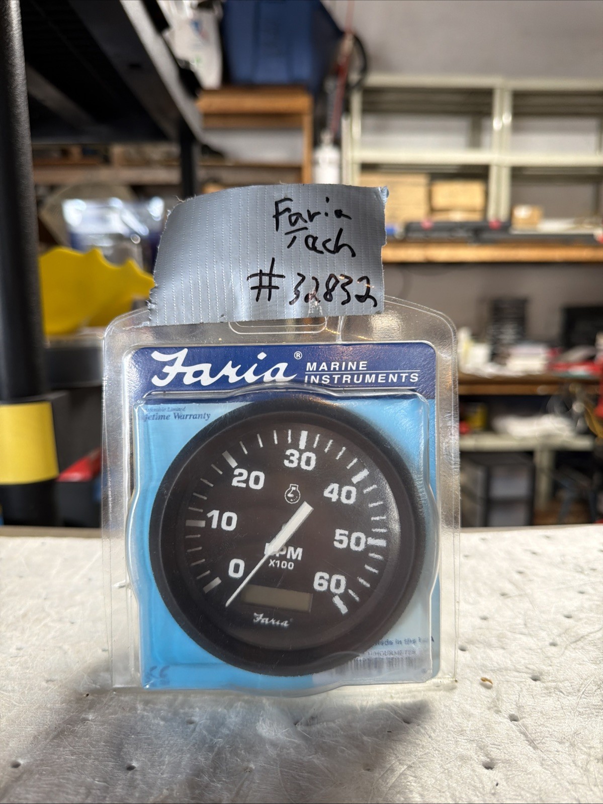 Faria 32832 Tachometer OEM BRAND NEW