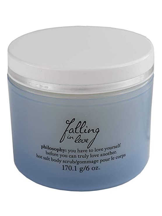 NEW PHILOSOPHY FALLING IN LOVE PERFUMED HOT SALT BODY SCRUB 6 OZ