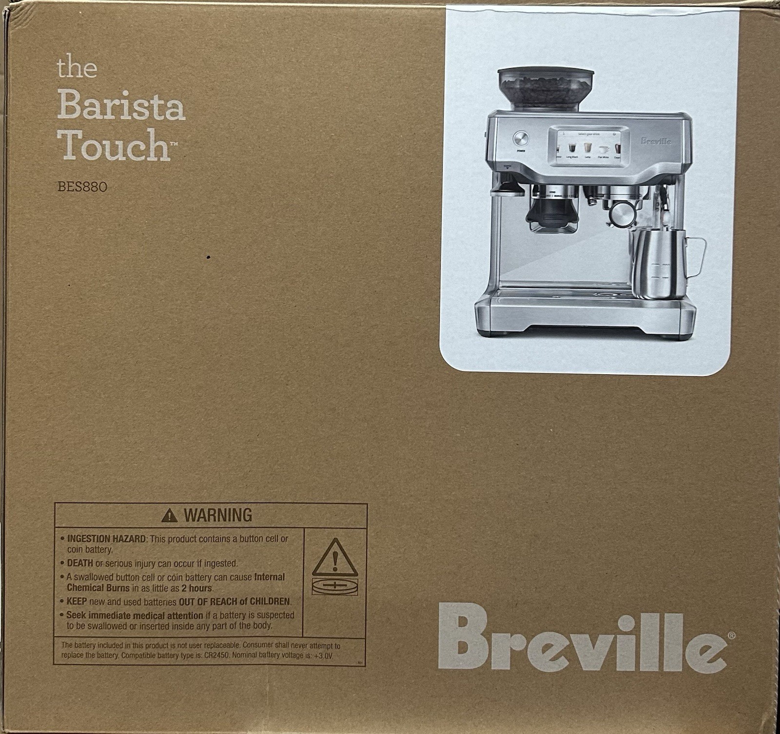 Breville the Barista Touch Espresso Machine - Brushed Stainless Steel - New Breville the Barista Touch Espresso Machine - Brushed Stainless Steel - New