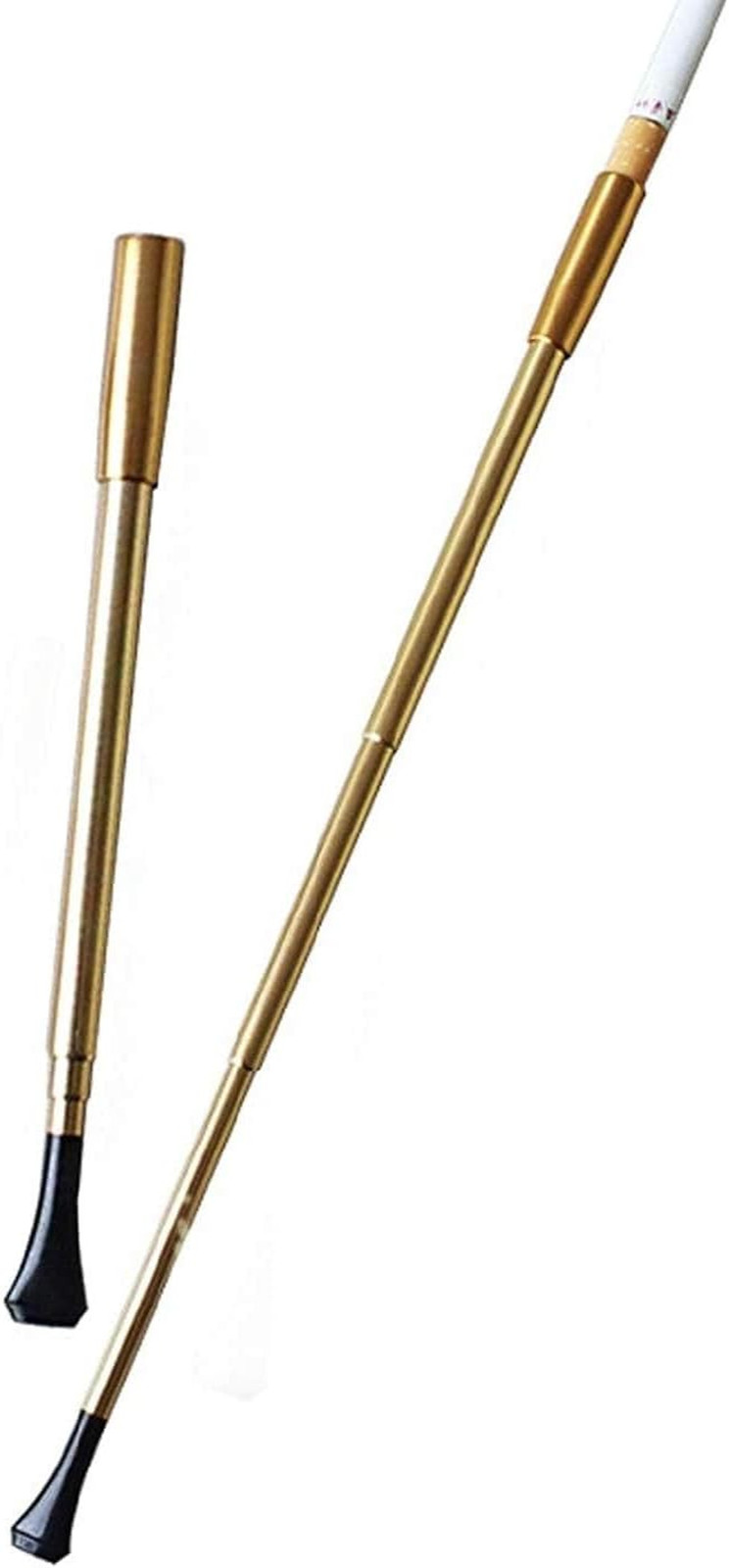 Long Extendable Cigarette Holder for Women 1920S Holder, Gold