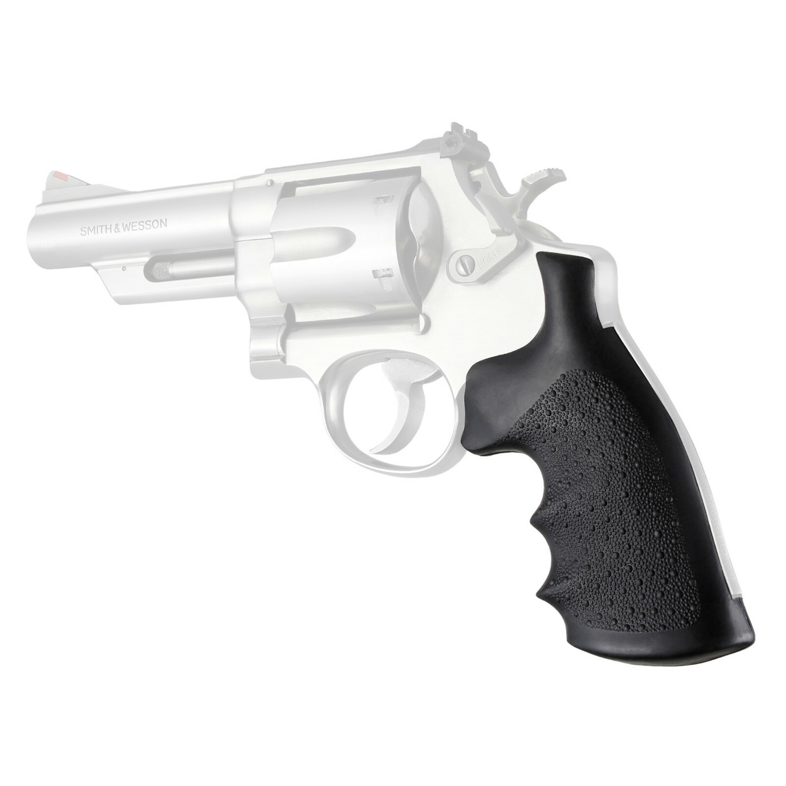 Hogue 29000 Rubber Grip for Smith & Wesson S&W N Frame Square Butt Black