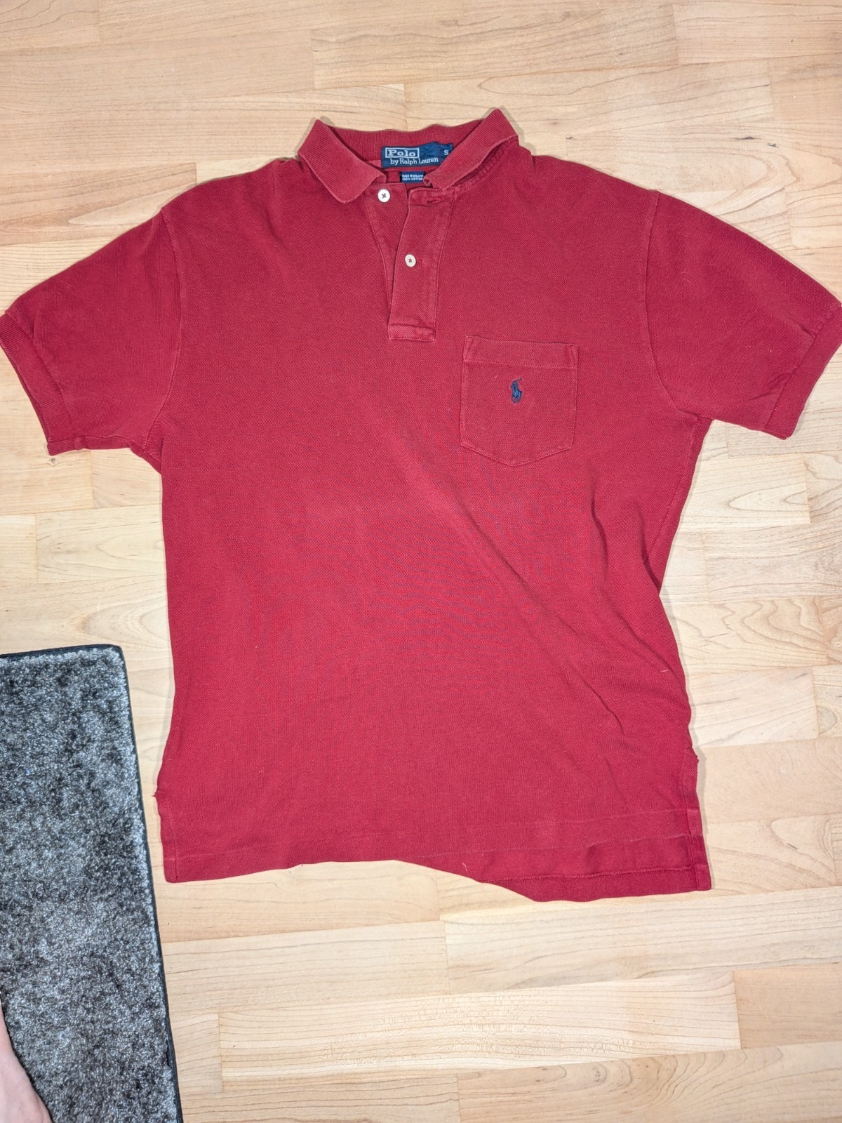 Polo Ralph Lauren Men\'s Polo Shirt Size S Red Short Sleeve Pocket Blue Pony Polo Ralph Lauren Men\'s Polo Shirt Size S Red Short Sleeve Pocket Blue Pony