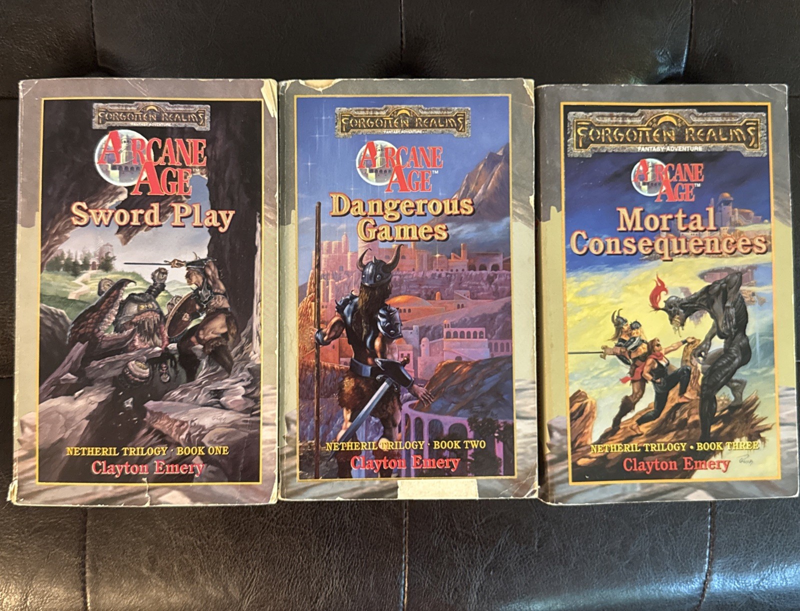 Forgotten Realms Arcane Age Netheril Trilogy Clayton Emery 3 PB Set Forgotten Realms Arcane Age Netheril Trilogy Clayton Emery 3 PB Set