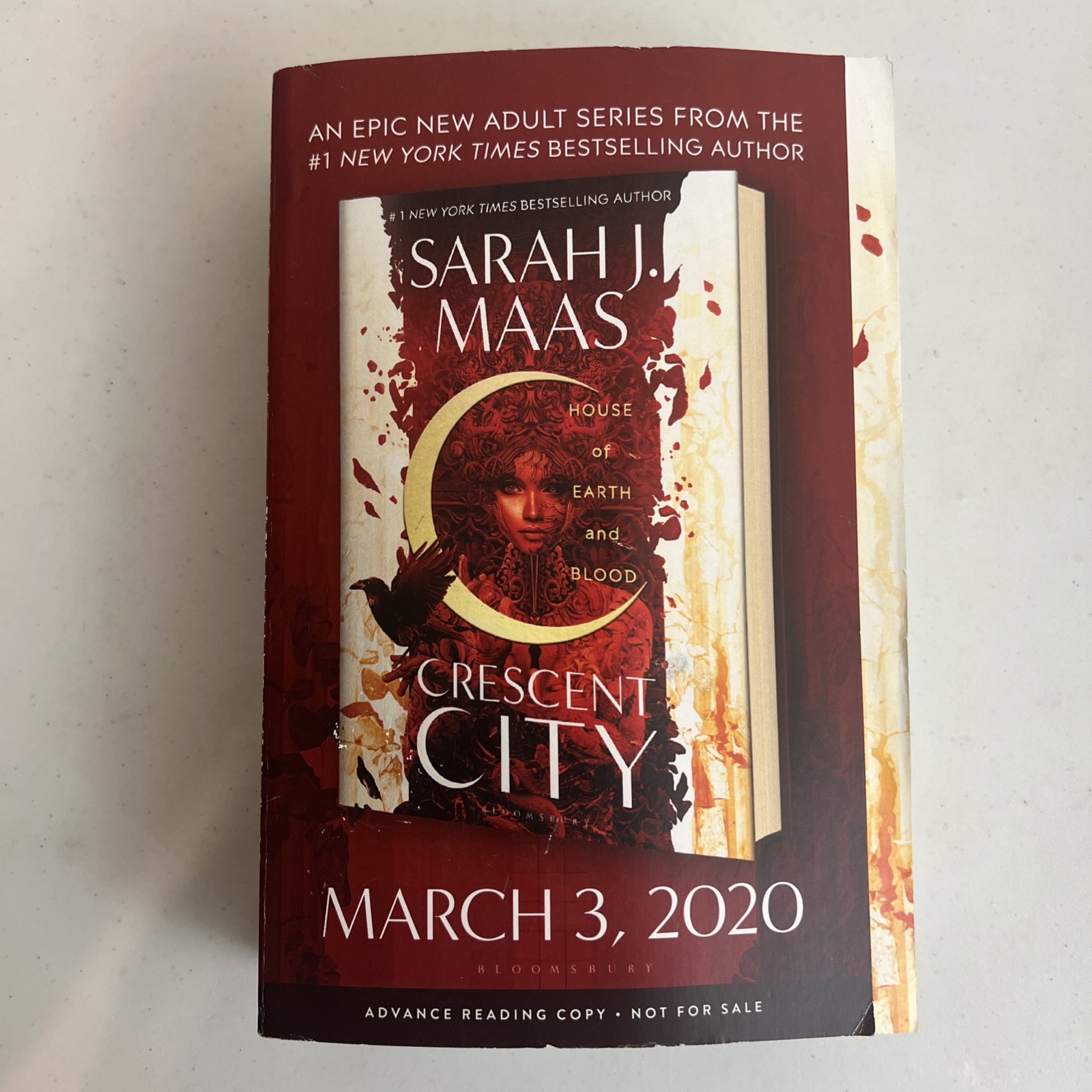 Sarah Maas House of Earth and Blood ARC Advance Reading Copy Crescent City Rare