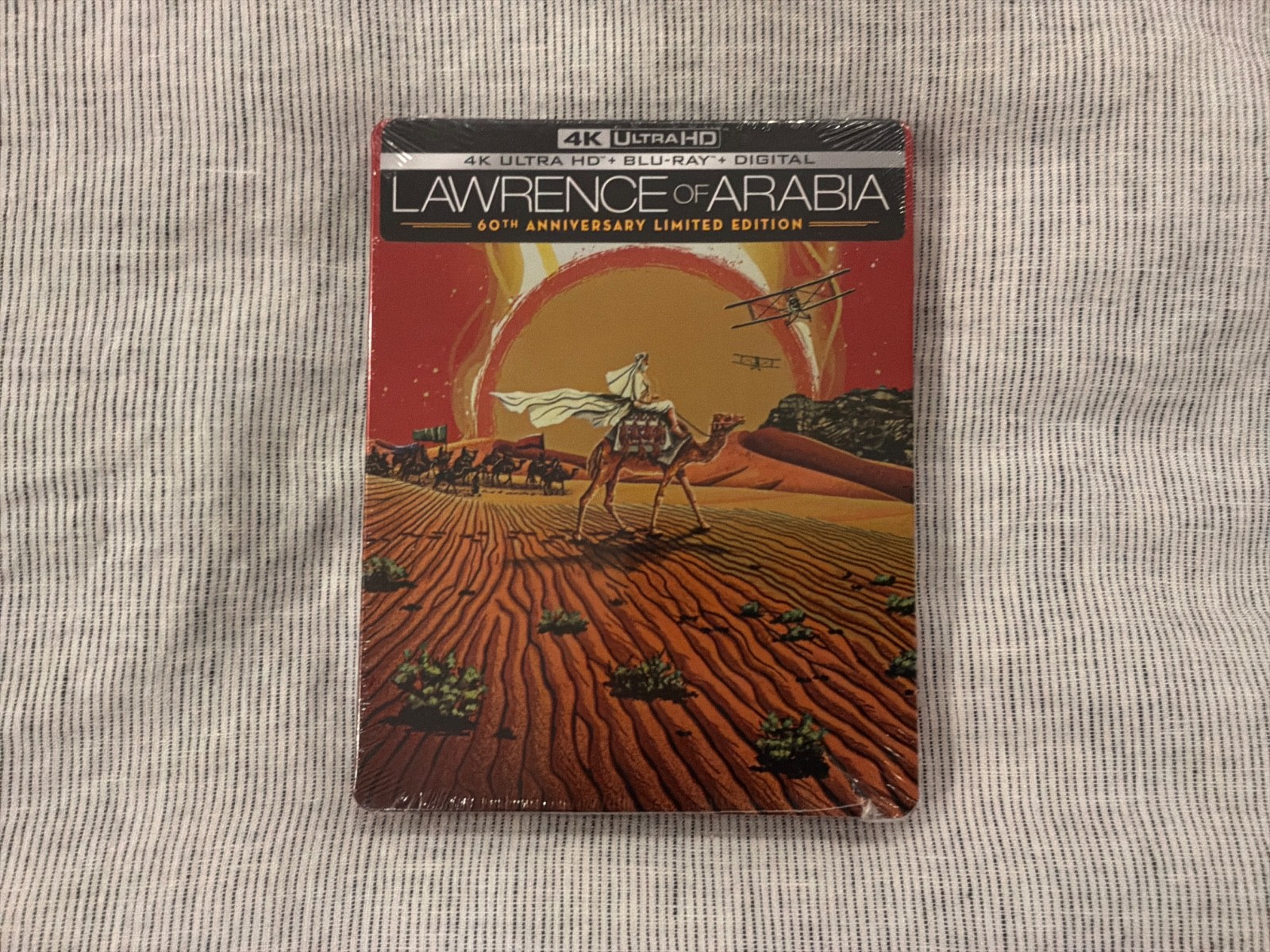 Lawrence of Arabia 60th Anniversary 4K UHD Blu-ray Steelbook Lawrence of Arabia 60th Anniversary 4K UHD Blu-ray Steelbook