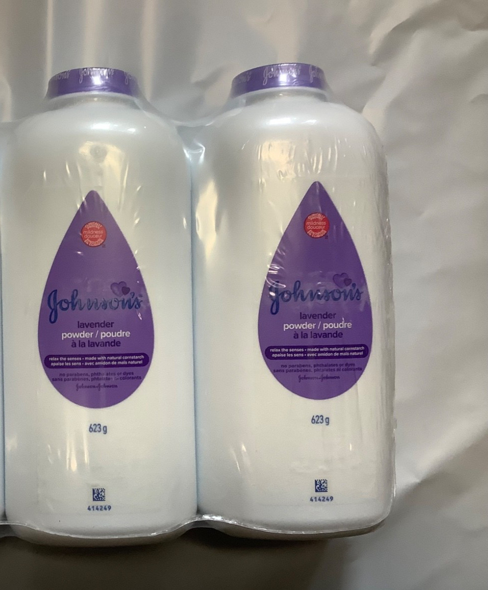 2* BIG Johnson's Baby Powder 22 oz Lavender Cornstarch Hypoallergenic