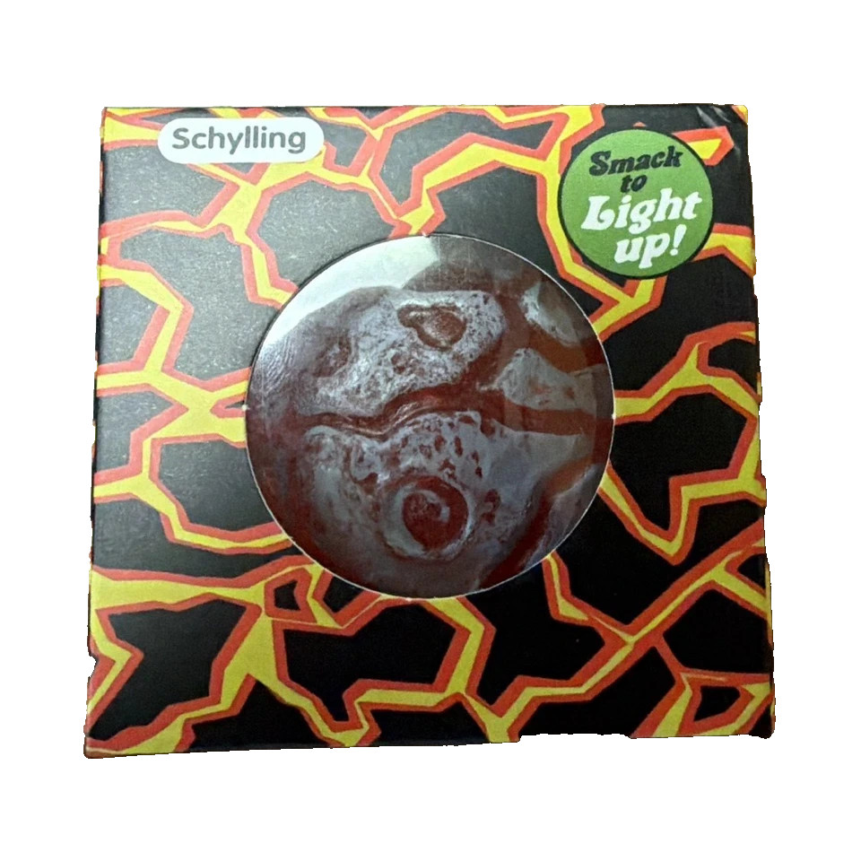 Schylling Nee Doh Magma Squeeze Stress Ball, Smack to Light Up, Red “RARE” Schylling Nee Doh Magma Squeeze Stress Ball, Smack to Light Up, Red “RARE”