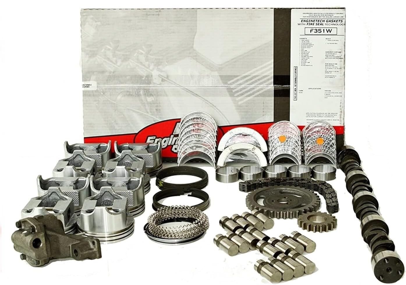 STAGE 4 HP Master Engine Rebuild Kit 488/509 FITS: 1986-92 Chevrolet SBC 350 5.7