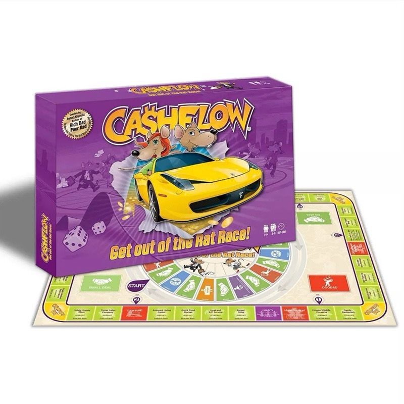 Rich Dad Cashflow 101 202 Board Game Robert Kiyosaki Get out of the Rat Race 101