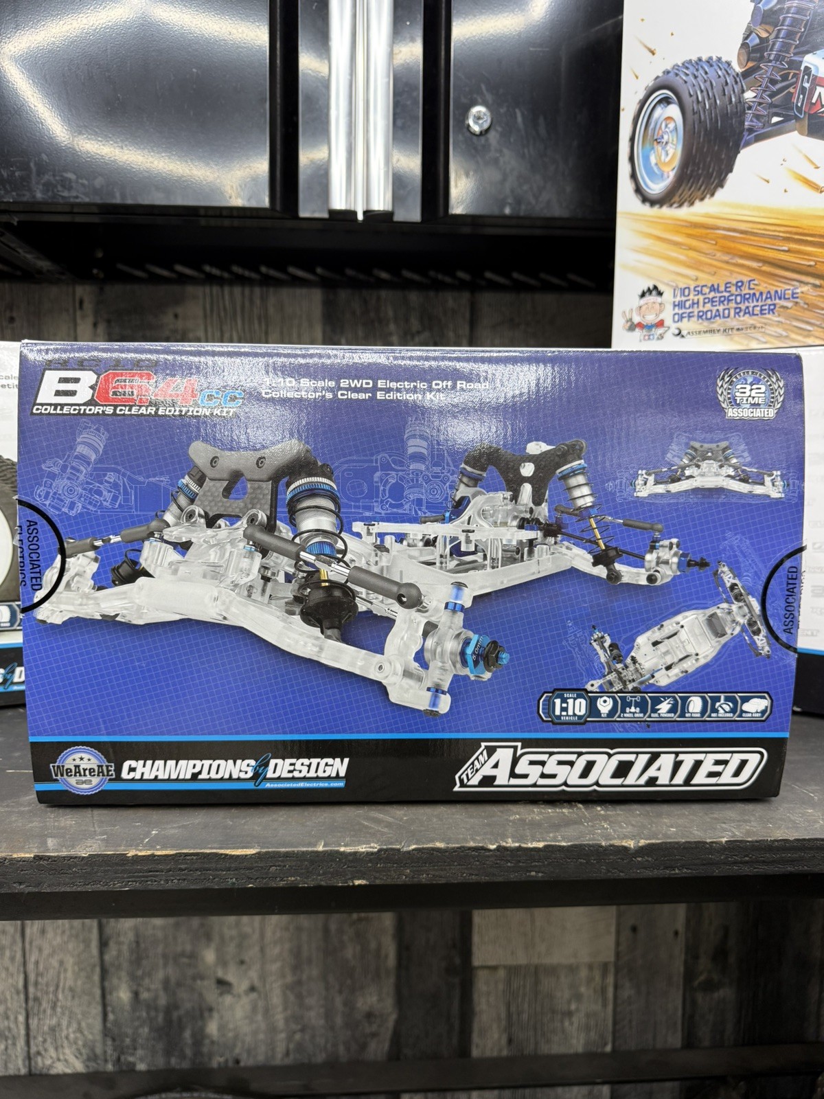 Team Associated RC10 B6.4 Collector\'s Clear Edition Kit with extra parts Team Associated RC10 B6.4 Collector\'s Clear Edition Kit with extra parts
