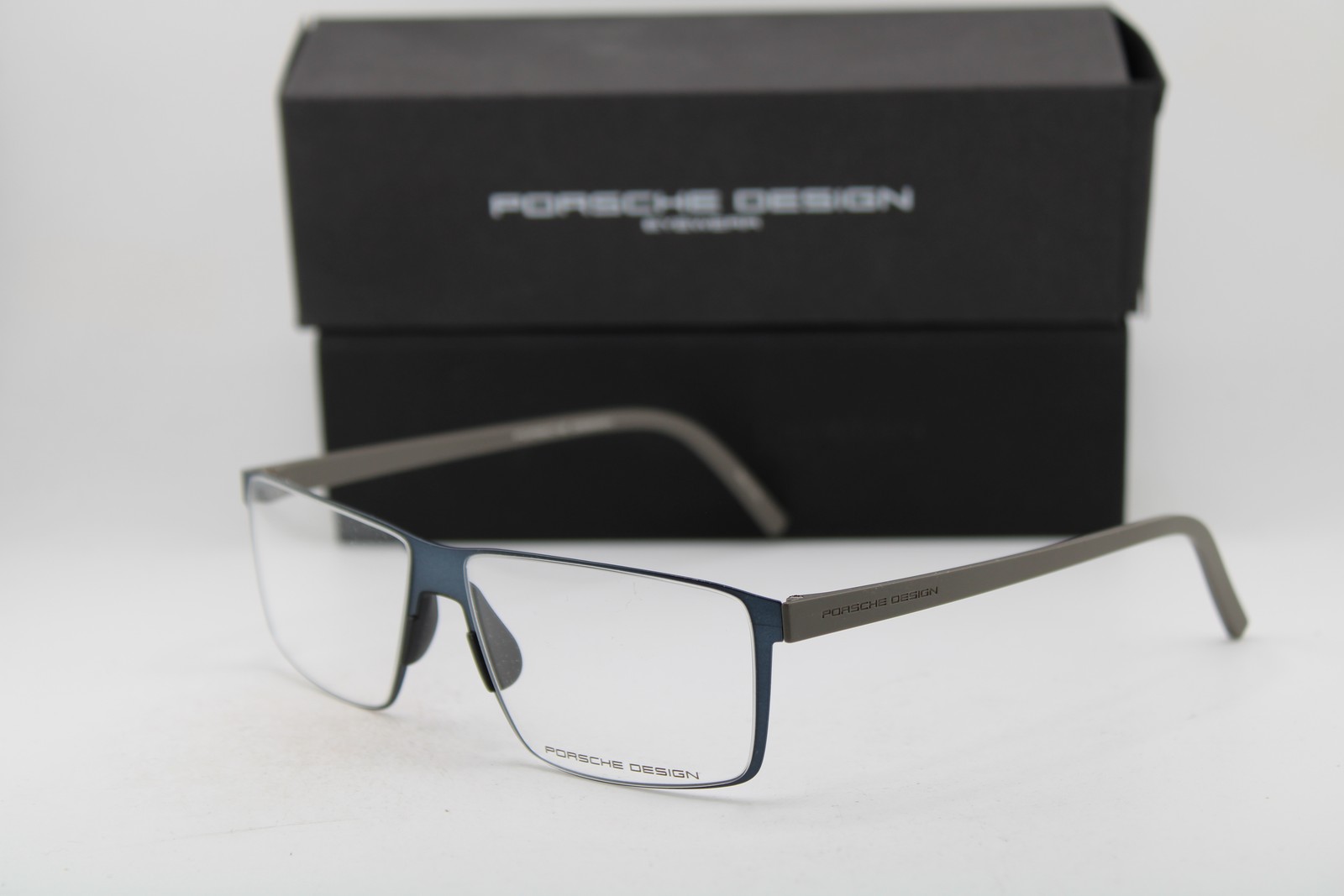 NEW PORSCHE DESIGN P'8308 C BLUE GREY GUNMETAL AUTHENTIC EYEGLASSES 57-14