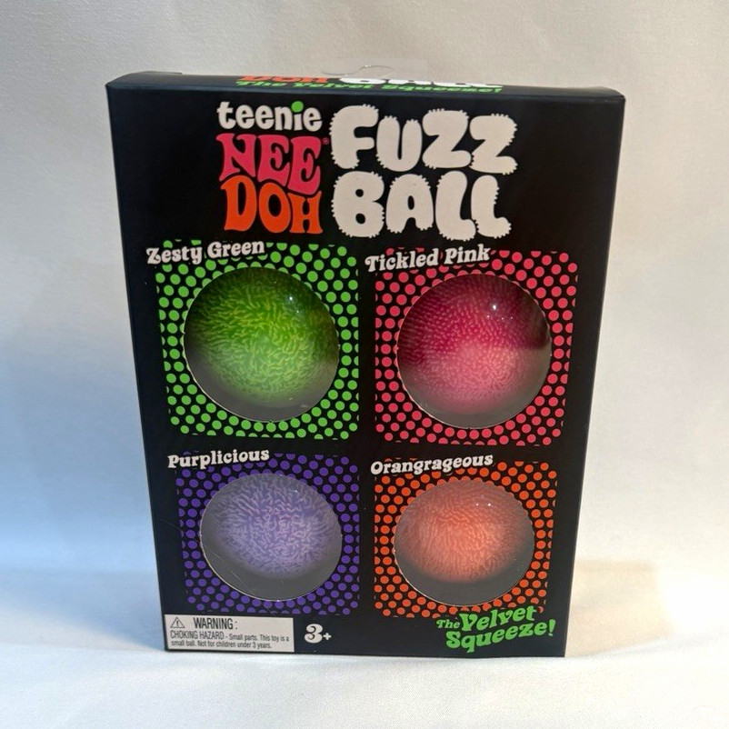Schylling Teenie NeeDoh Fuzz Ball **RARE**