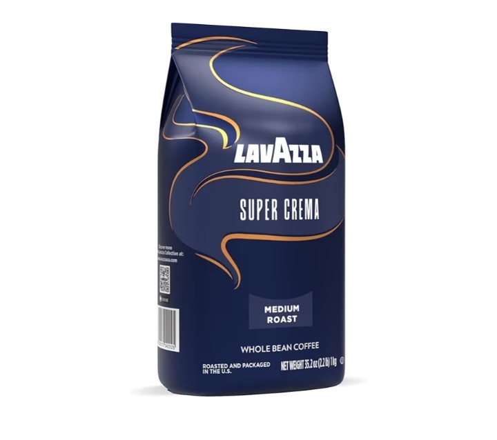 Delicious Lavazza Super Crema Whole Bean Coffee Medium Espresso Roast Arabica