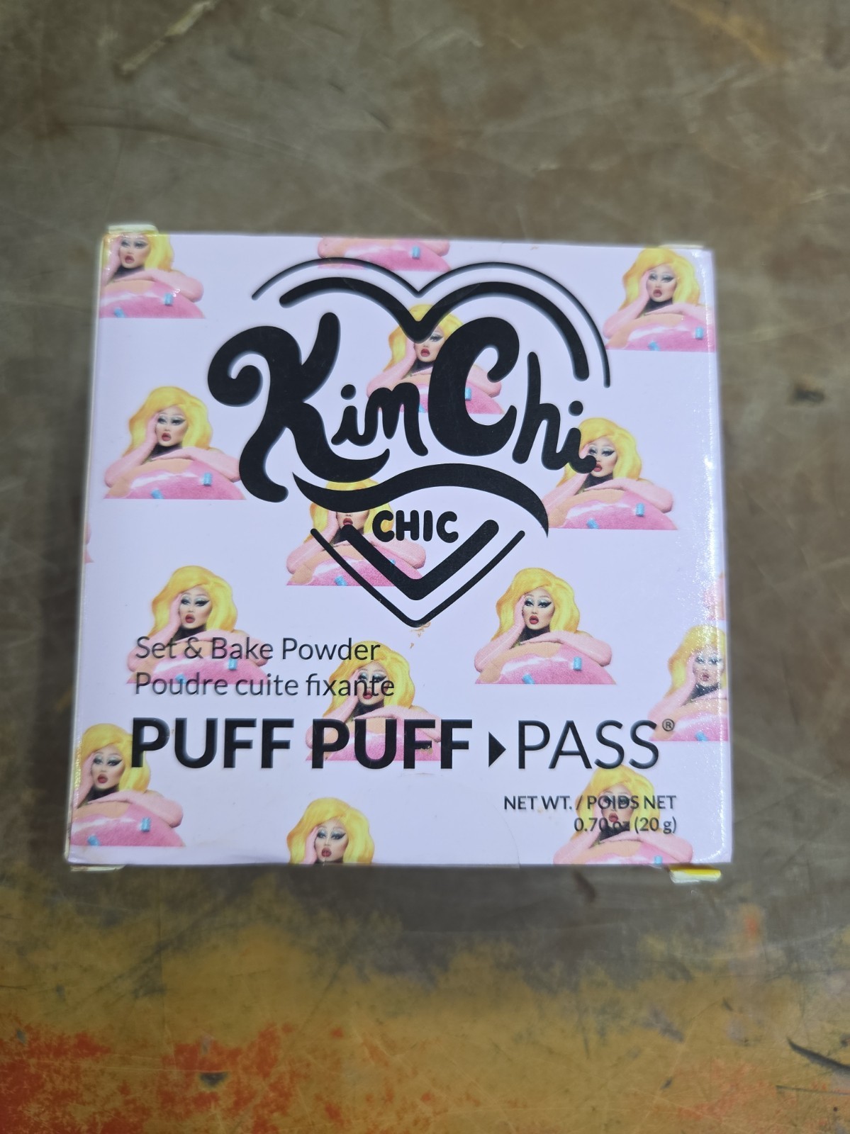 KIM CHI CHIC PPP 03 Translucent Powder Puff Puff Pass Set & Bake Powder NEW