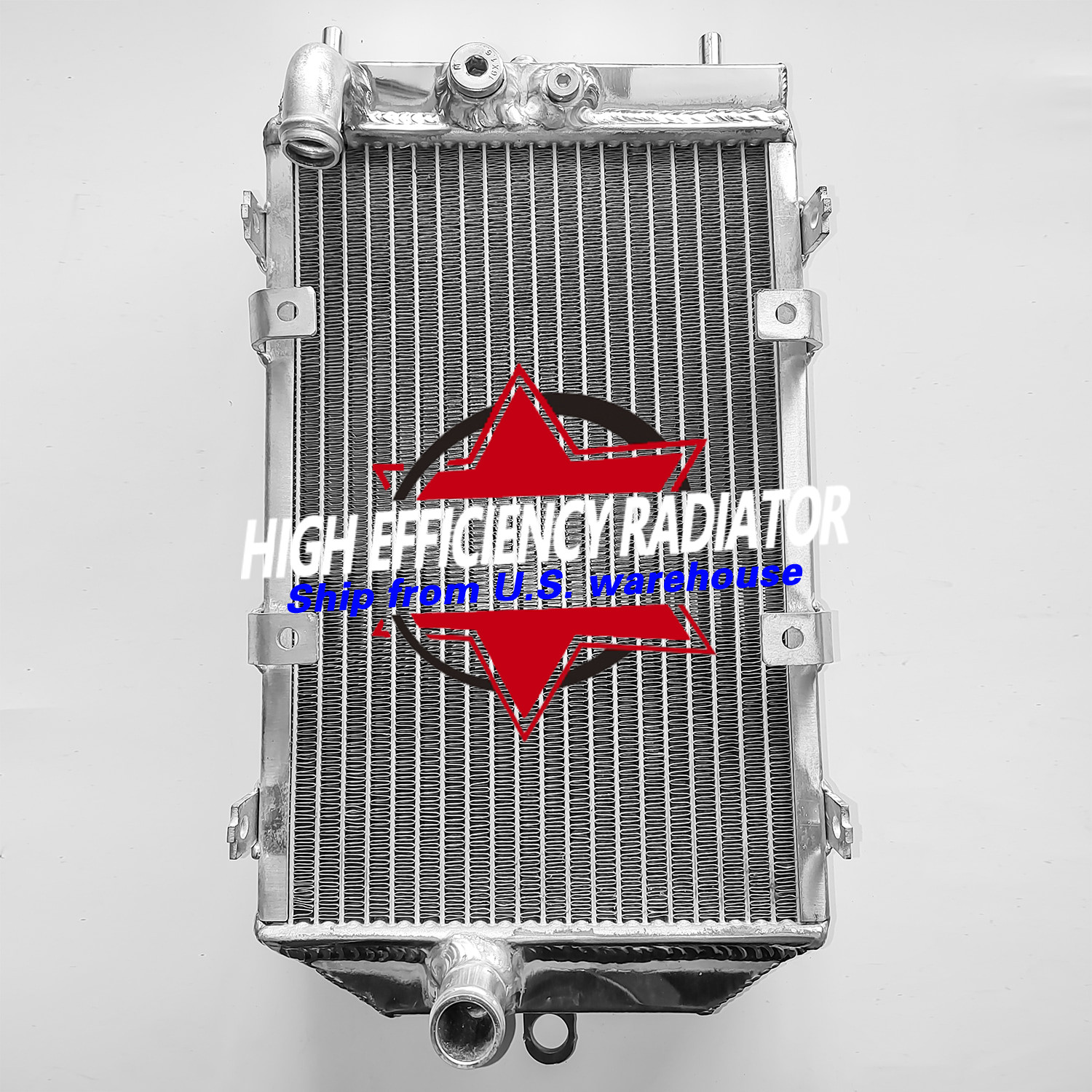 Aluminum Cooling Radiator For 2003-2008 Kawasaki Vulcan 1600 VN1600 2005 2004 07