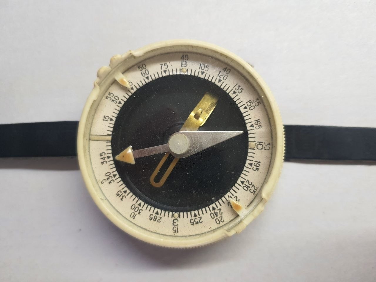 Vintage Soviet Wrist Compass USSR Military 20K Adrianov Working
