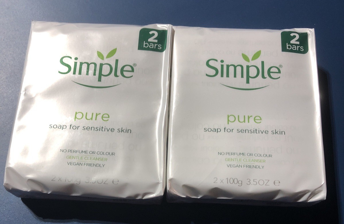 Simple Pure Cleansing Soap 4 Bars Simple Pure Cleansing Soap 4 Bars