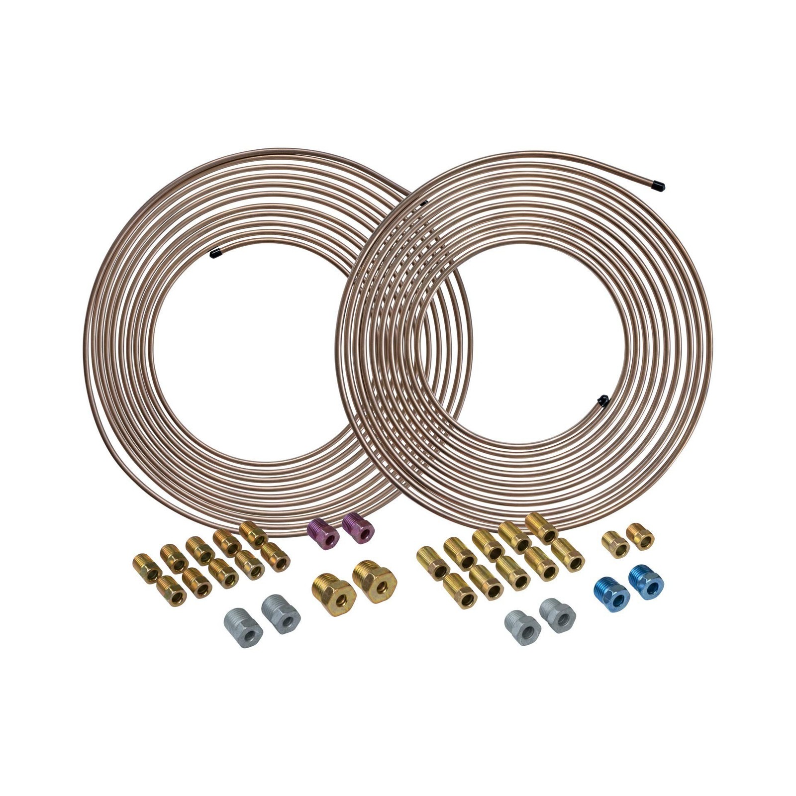 4LIFETIMELINES Copper Nickel Brake Line Kit [2-Pack] – 3/16