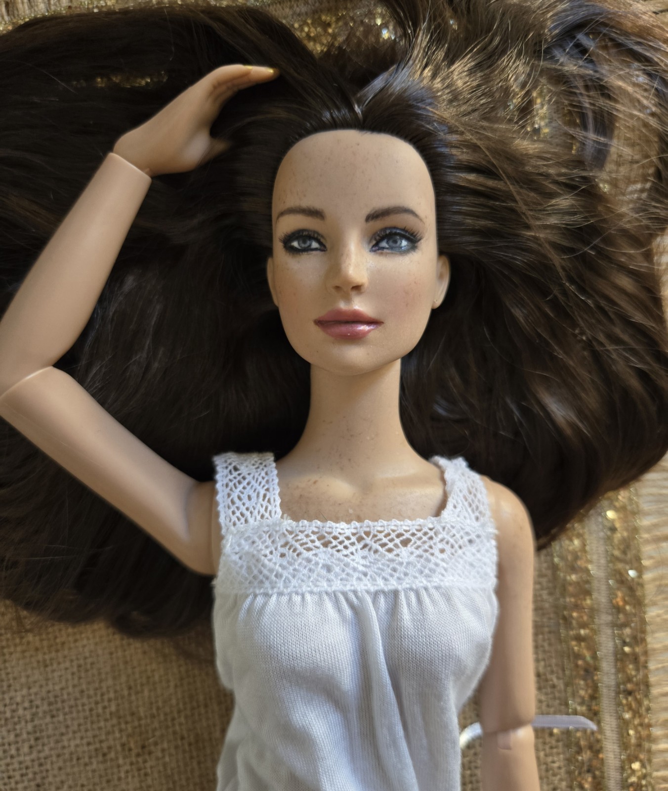 Ashleigh Lindsay Lohan Doll TONNER 17 Inches Repaint By DONNA Dolls Studio