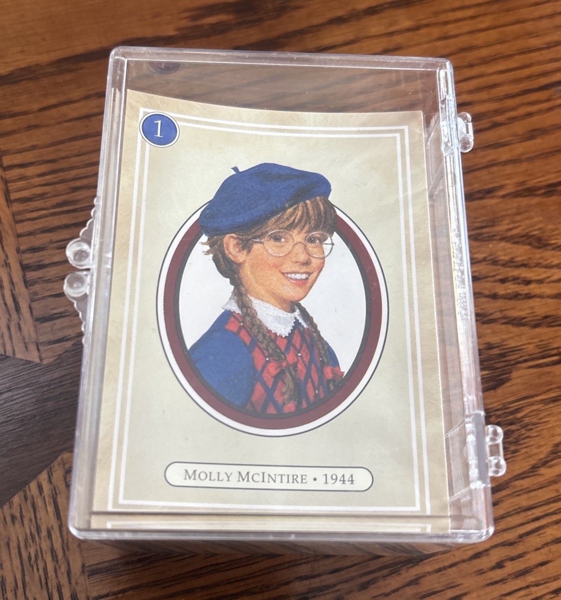 Vintage American Girl Molly McIntyre Trading Card Set 1-60 In Plastic Case, 1994 Vintage American Girl Molly McIntyre Trading Card Set 1-60 In Plastic Case, 1994