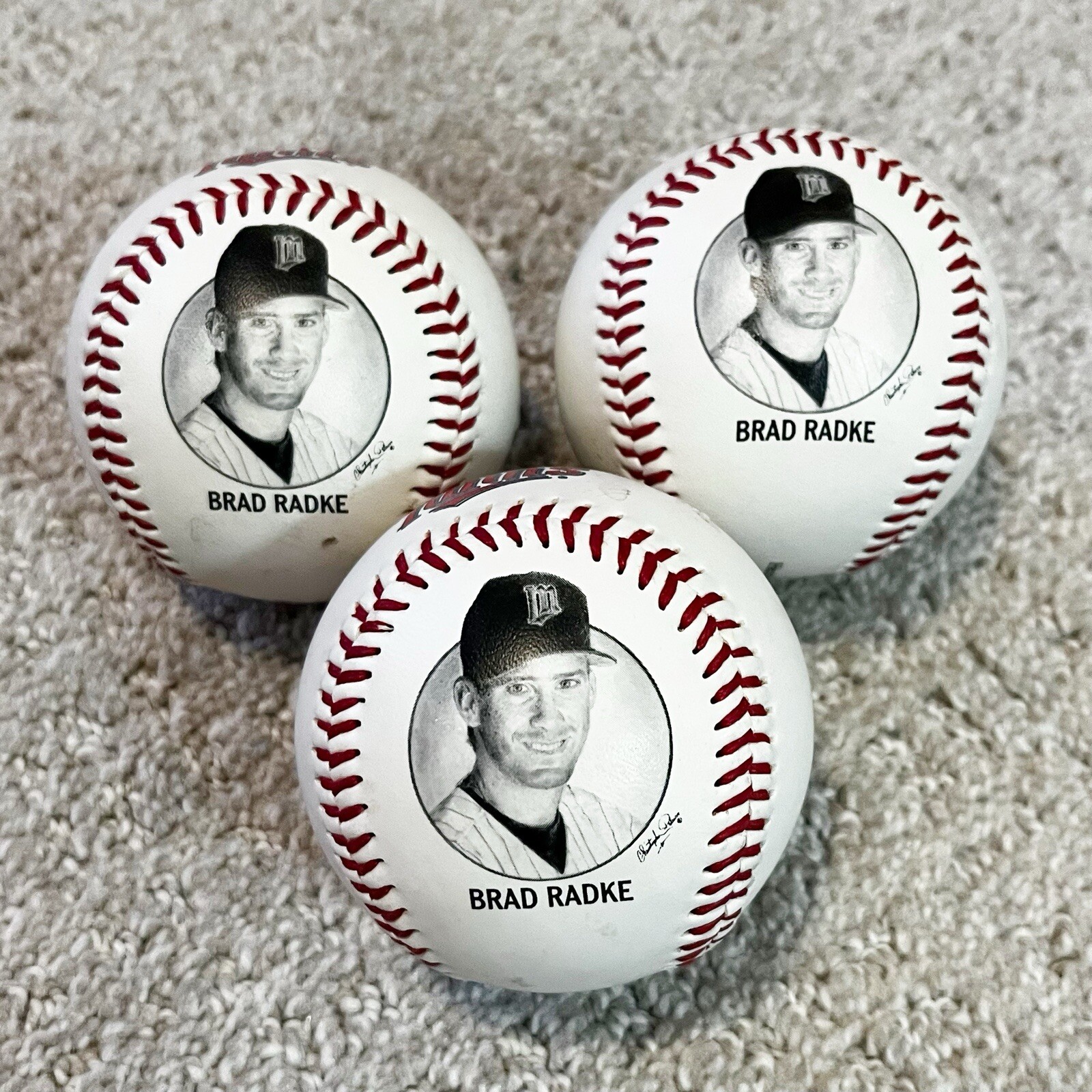 Minnesota Twins Brad Radke Baseball Heartland Chevy Souvenir Promo 1997 Lot of 3