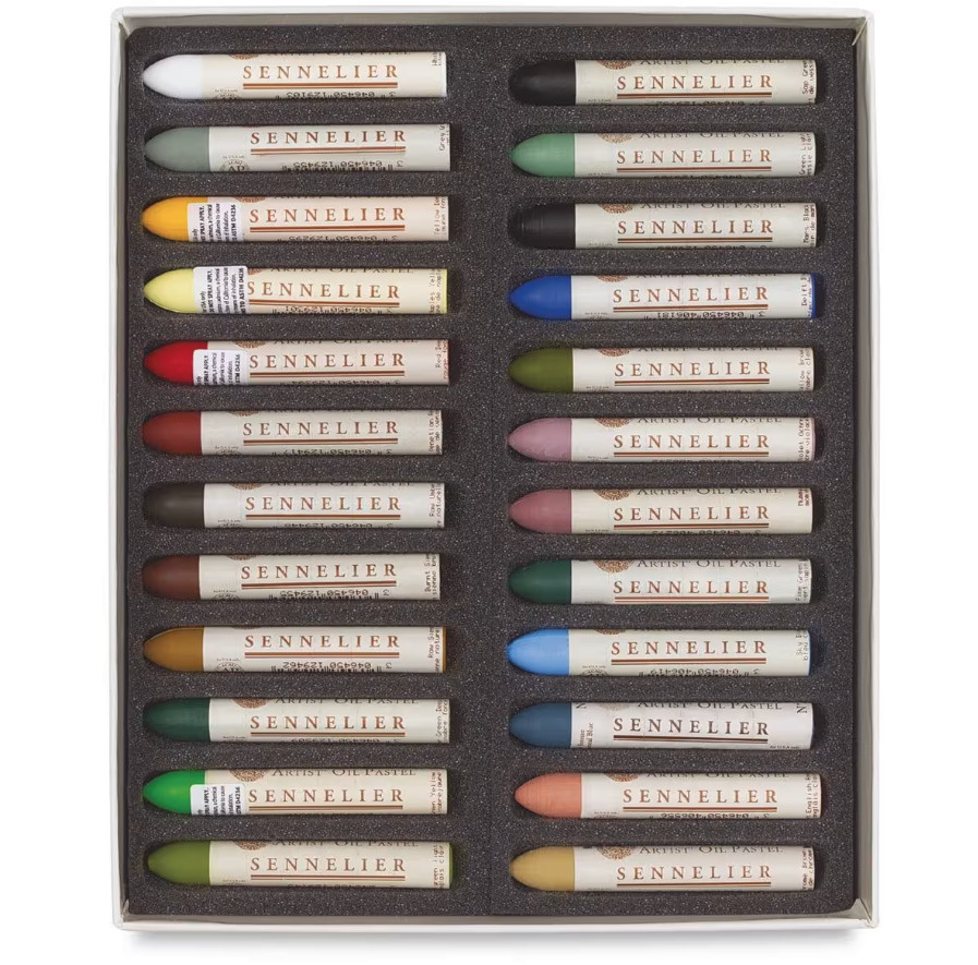 Sennelier Oil Pastel Set - Landscape Colors, Set of 24