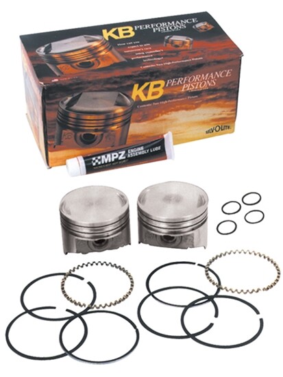 KB Keith Black Forged Moly Piston Kit 9.5:1 STD Harley Evolution 80\