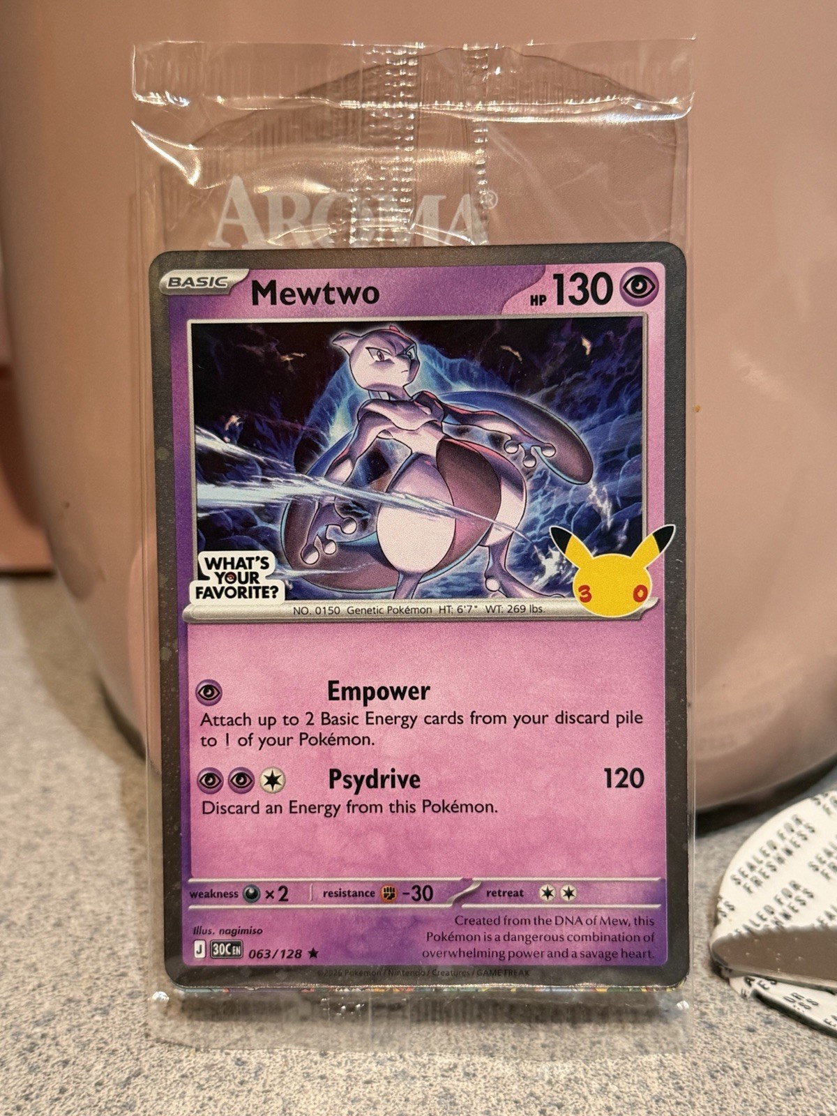 Target Mewtwo Pokemon Promo Family Event 30th Anniversary (Sealed)