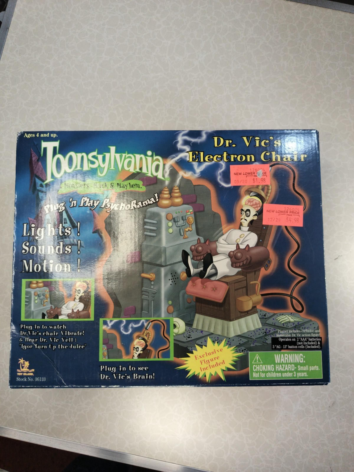 Toonsylvania Dr. Vic\'s Electron Chair Toy Island Toonsylvania Dr. Vic\'s Electron Chair Toy Island