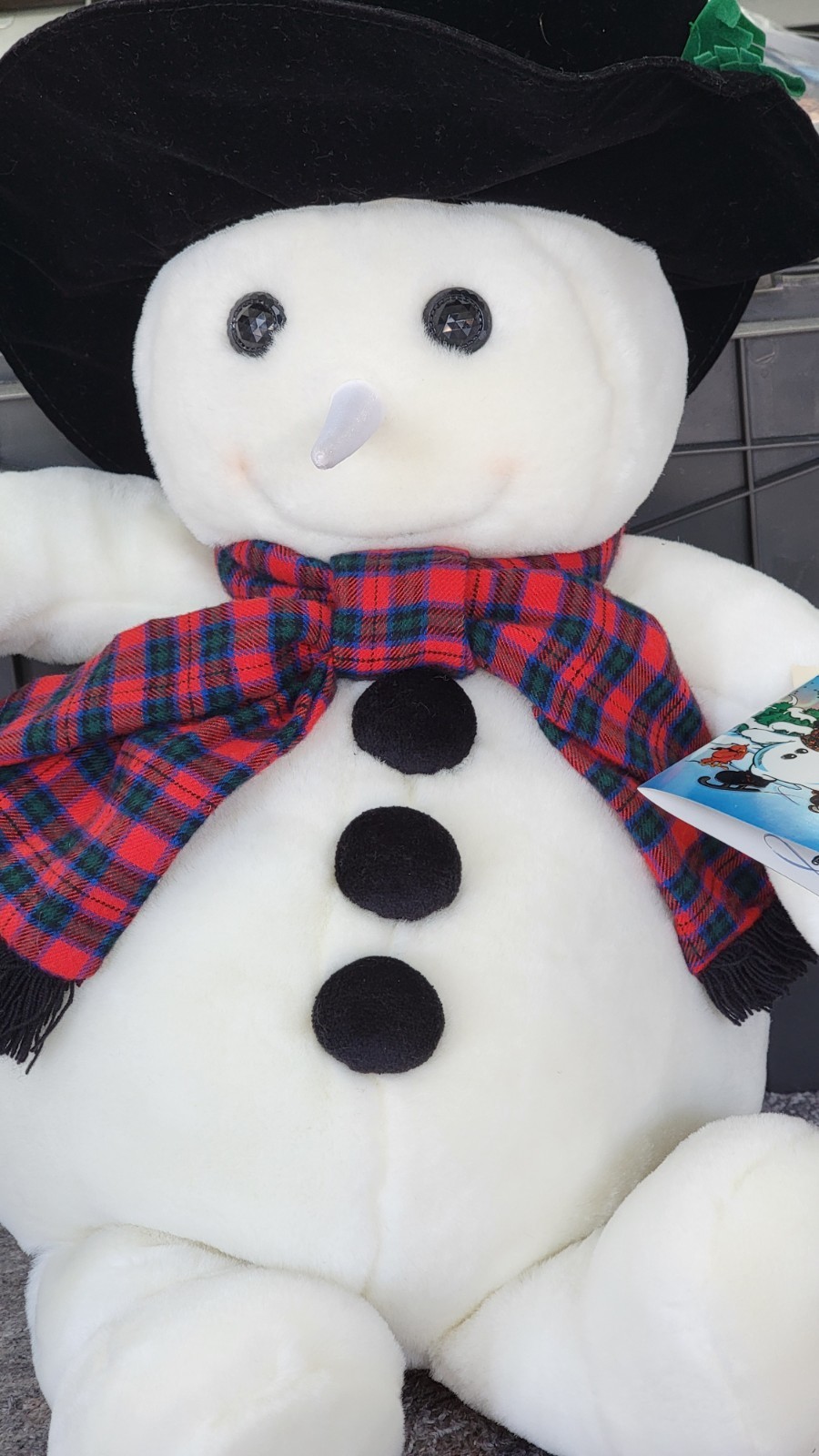 Vintage 1997 Commonwealth Snowden Plush Snowman 16\