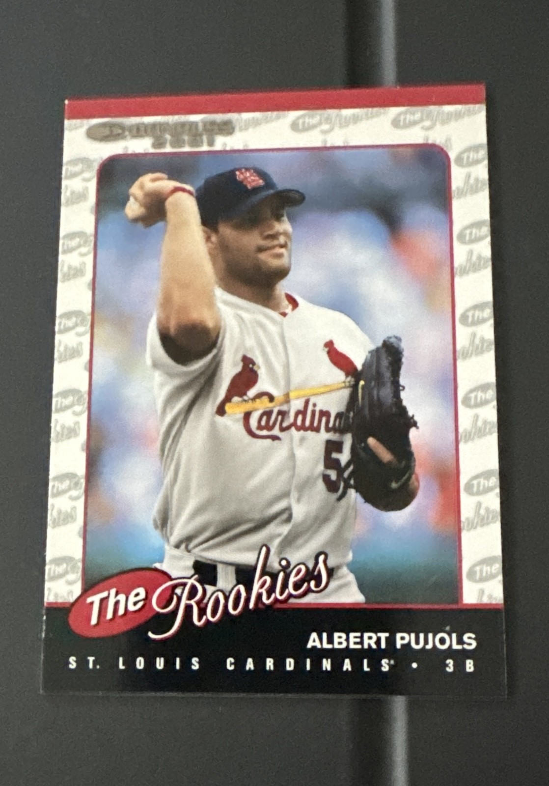 2001 Donruss The Rookies - Albert Pujols #R97 (RC) 2001 Donruss The Rookies - Albert Pujols #R97 (RC)