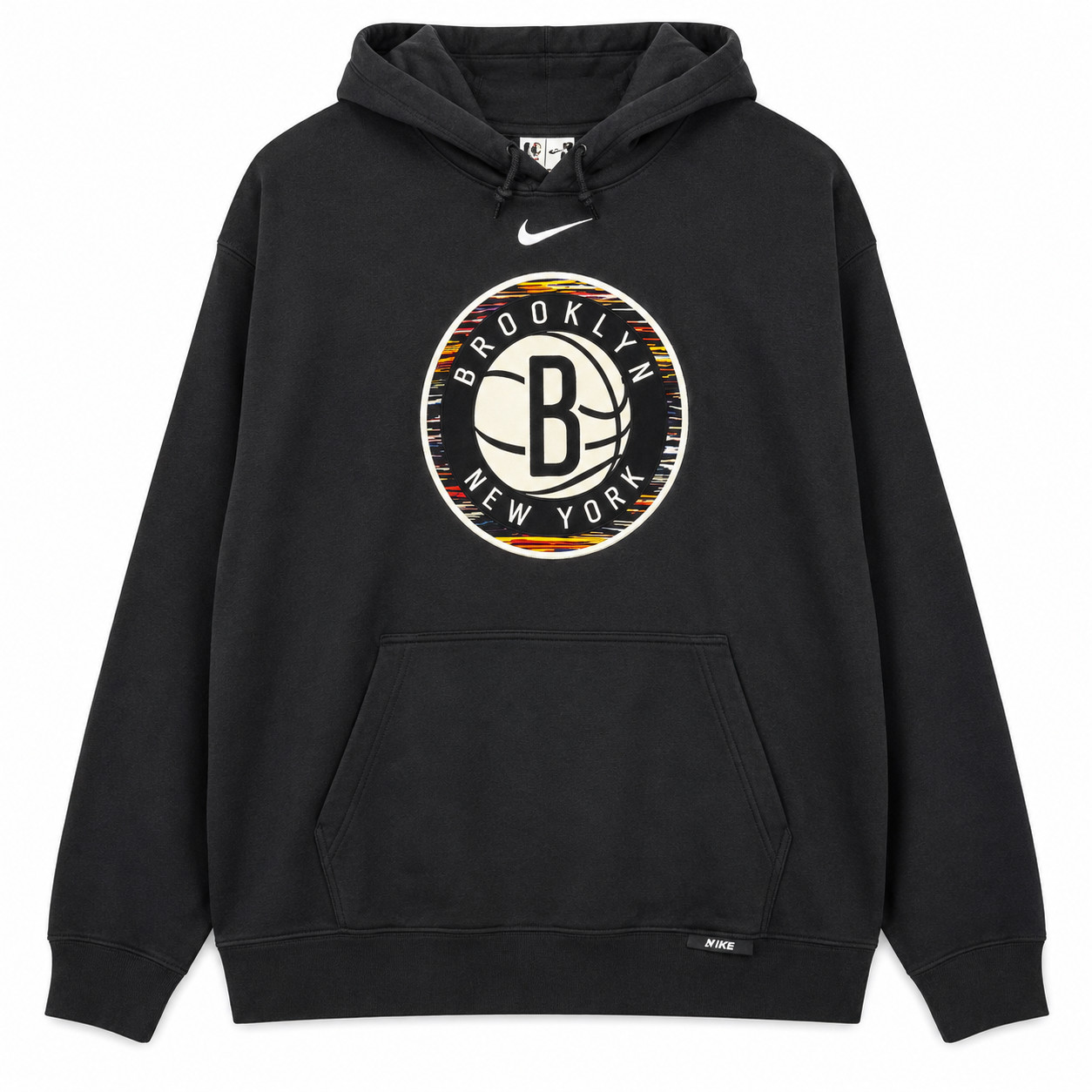 Nike Brooklyn Nets City Edition Hoodie Men\'s XL NWT Black NBA Club Fleece