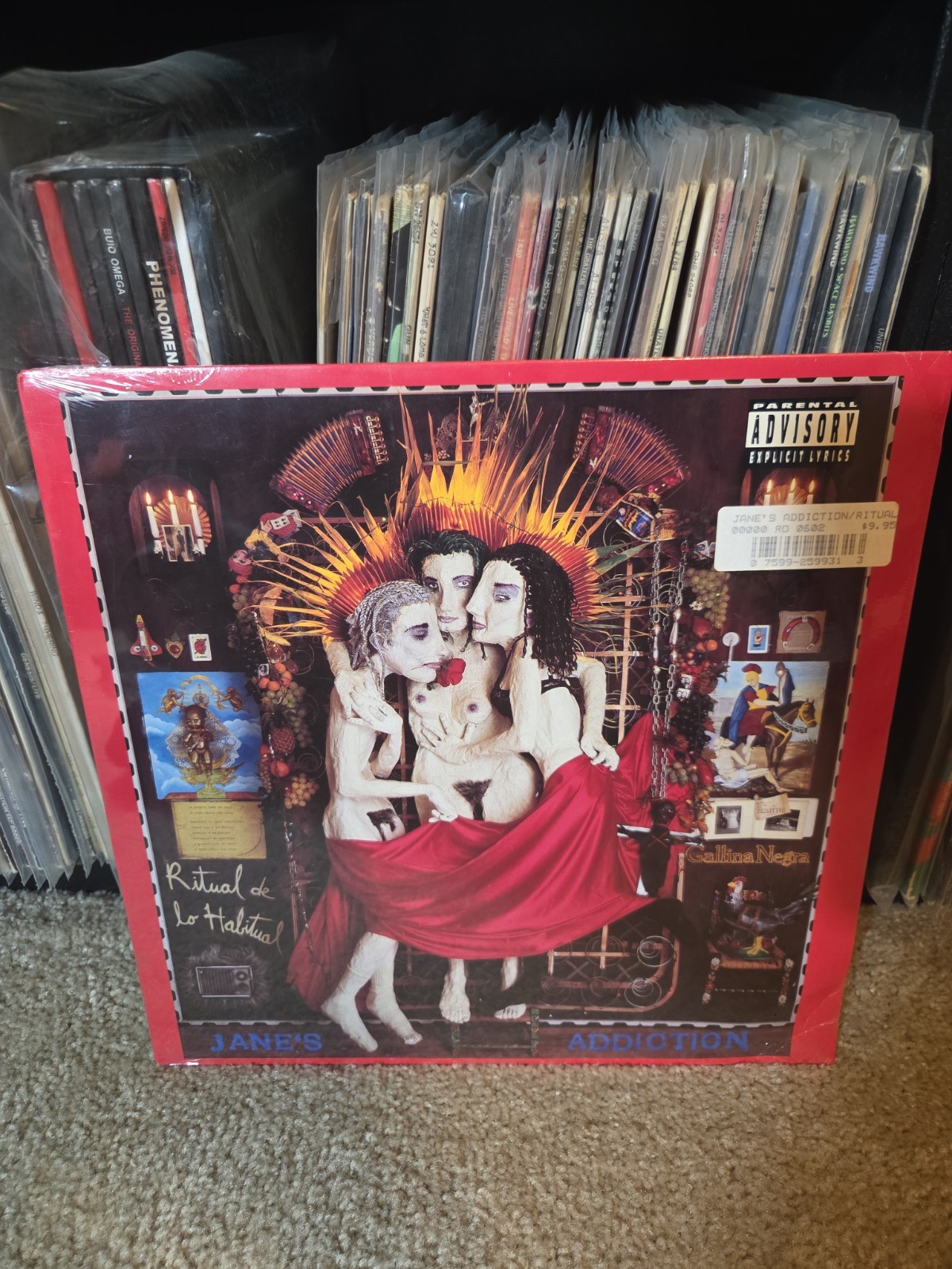 Jane\'s Addiction Ritual De Lo Habitual Lp Vinyl 1990 1st Press SEALED/New EX/Mnt