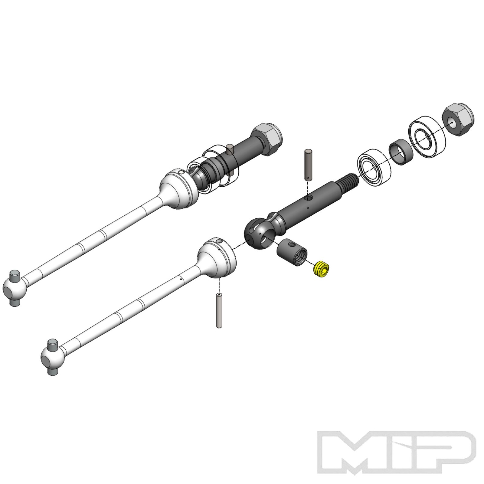 MIP Shiny CVD Kit, Losi Mini-T/B 2.0 Series 20060