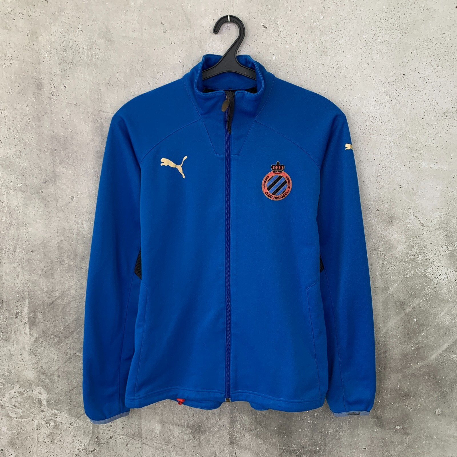 CLUB BRUGGE KV 2011 2012 TRAINING FOOTBALL JACKET PUMA TRACK TOP JERSEY SIZE M