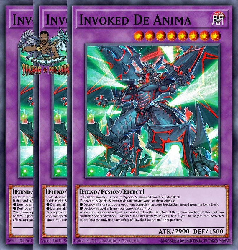 Yugioh 3x Invoked De Anima BETB-EN038 Super Rare 1st Ed NM