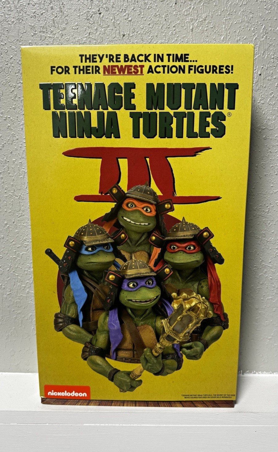 NECA TMNT III 4-Pack Action Figures with Weapons Accessories never opened NECA TMNT III 4-Pack Action Figures with Weapons Accessories never opened