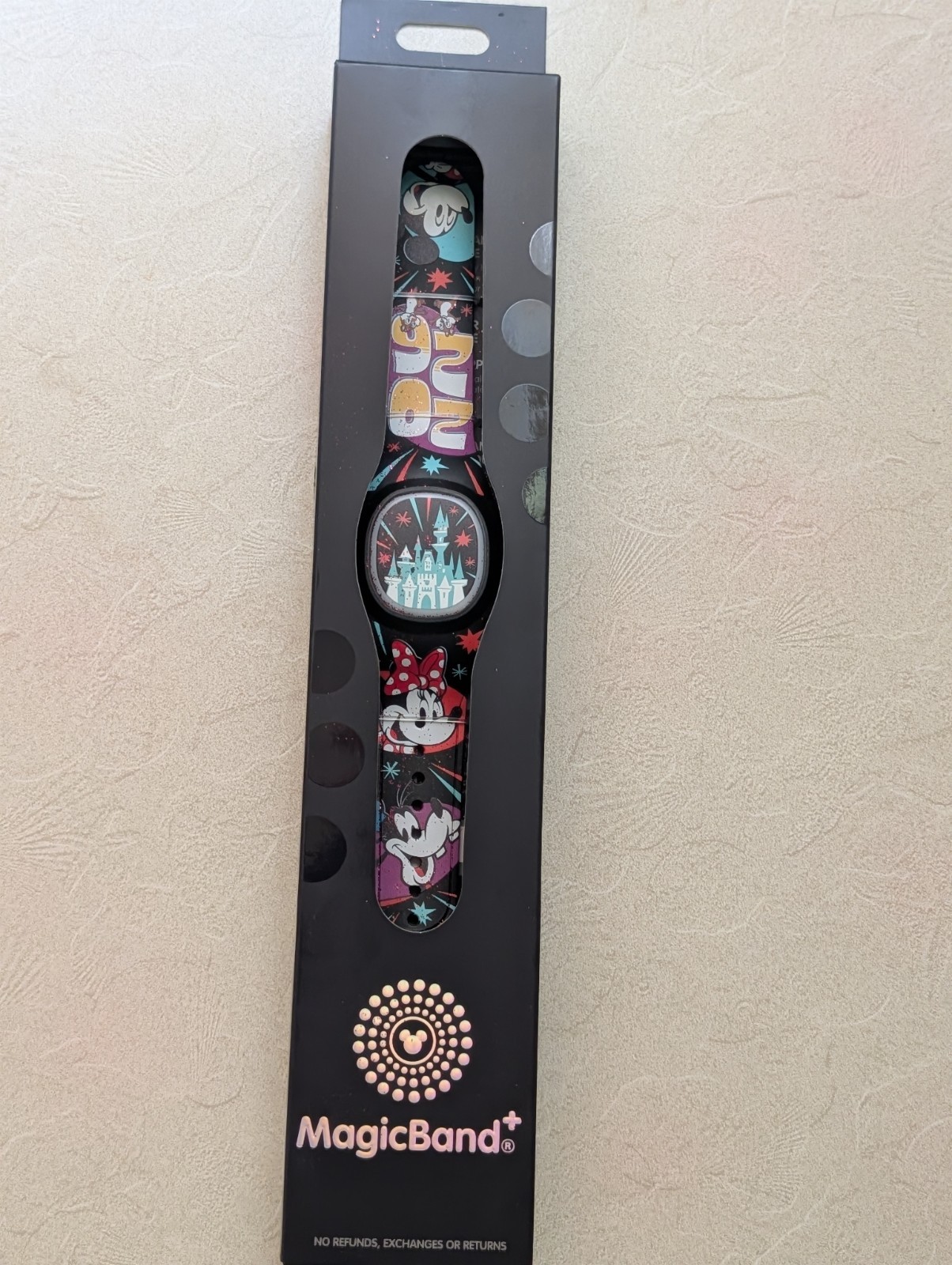 Disney Parks Celebrate 2026 Mickey and Friends Castle Magic Band Plus New Unlink