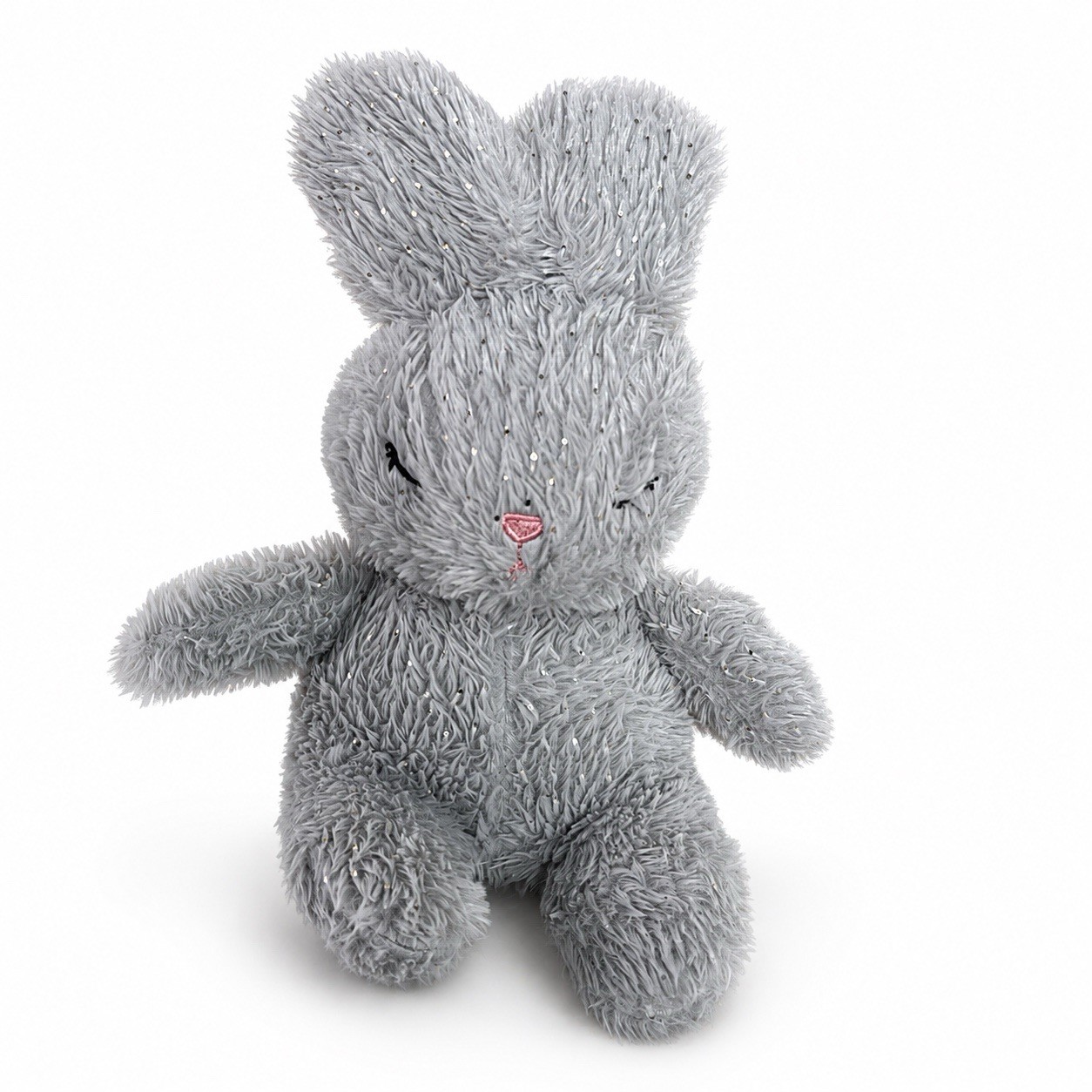 Animal Adventure Rabbit Plush 9” Gray Bunny Stuffed Animal Toy Clementine Crew