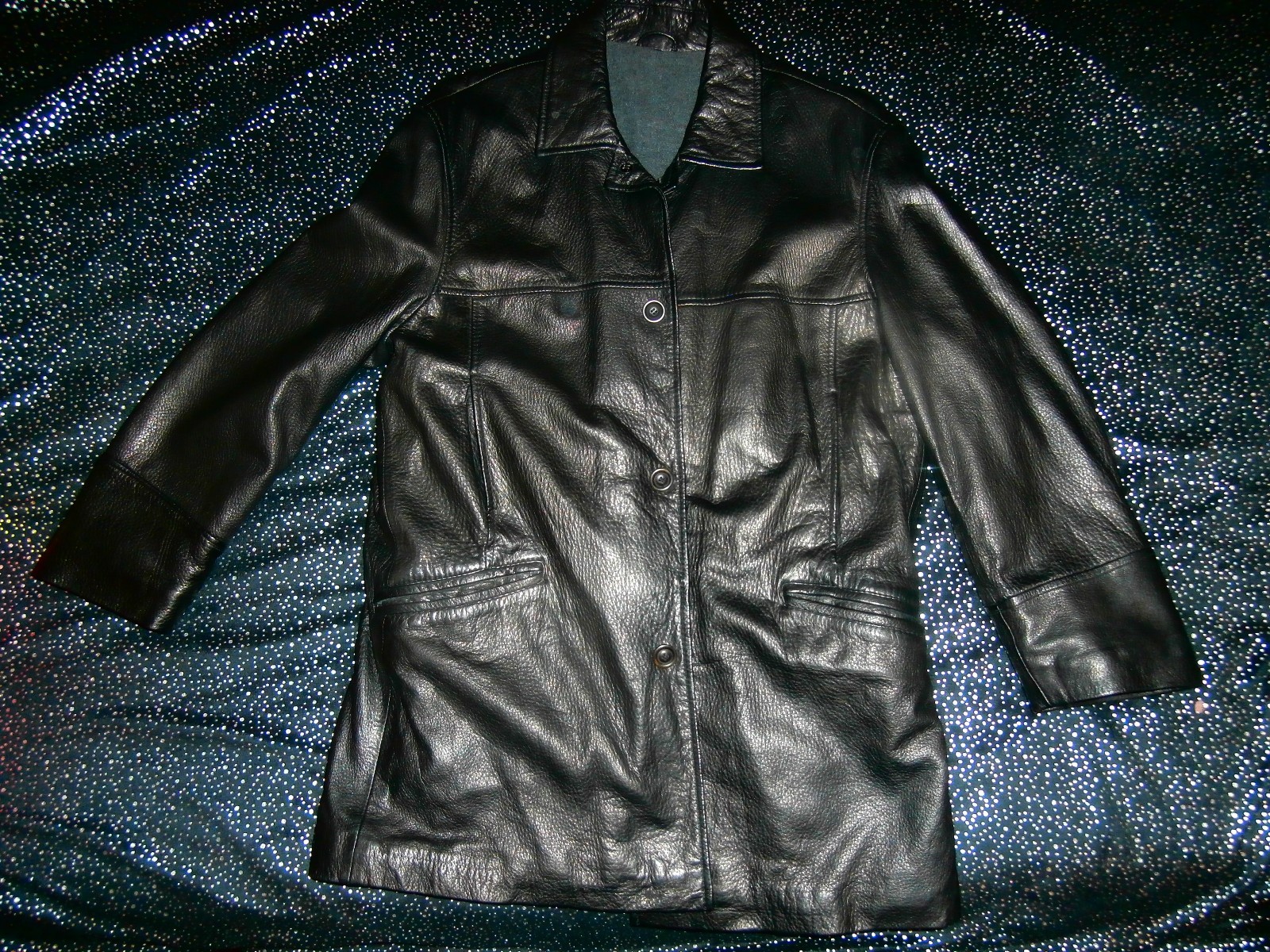 ESSEBI ITALY ITALIAN DEER LEATHER Buckskin BLACK Wool Lined SOFT JACKET SZ M VTG ESSEBI ITALY ITALIAN DEER LEATHER Buckskin BLACK Wool Lined SOFT JACKET SZ M VTG