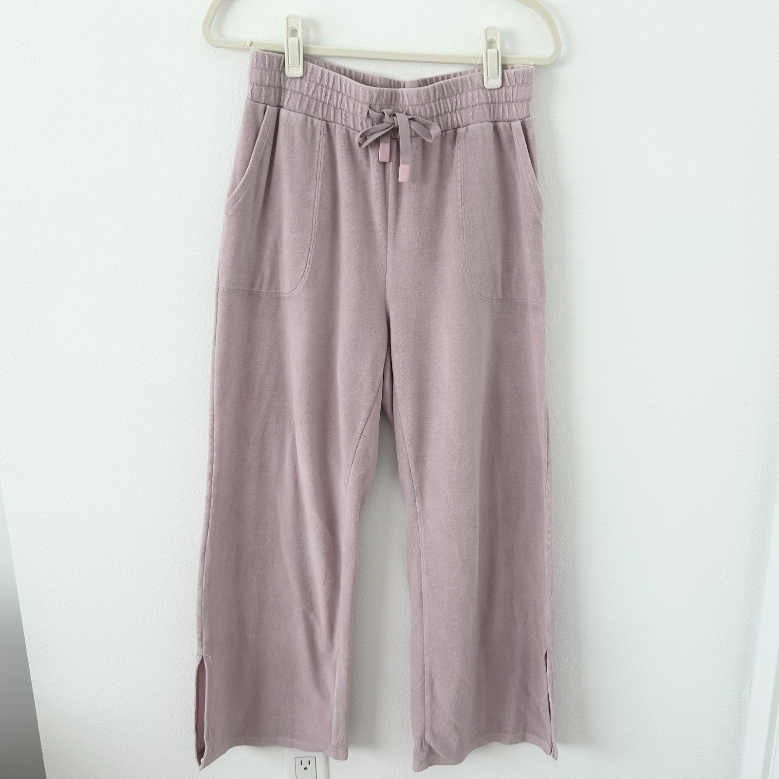 JoyLab Dusty Pink Wide Leg Sweatpants Women\'s Size M Cotton Blend JoyLab Dusty Pink Wide Leg Sweatpants Women\'s Size M Cotton Blend