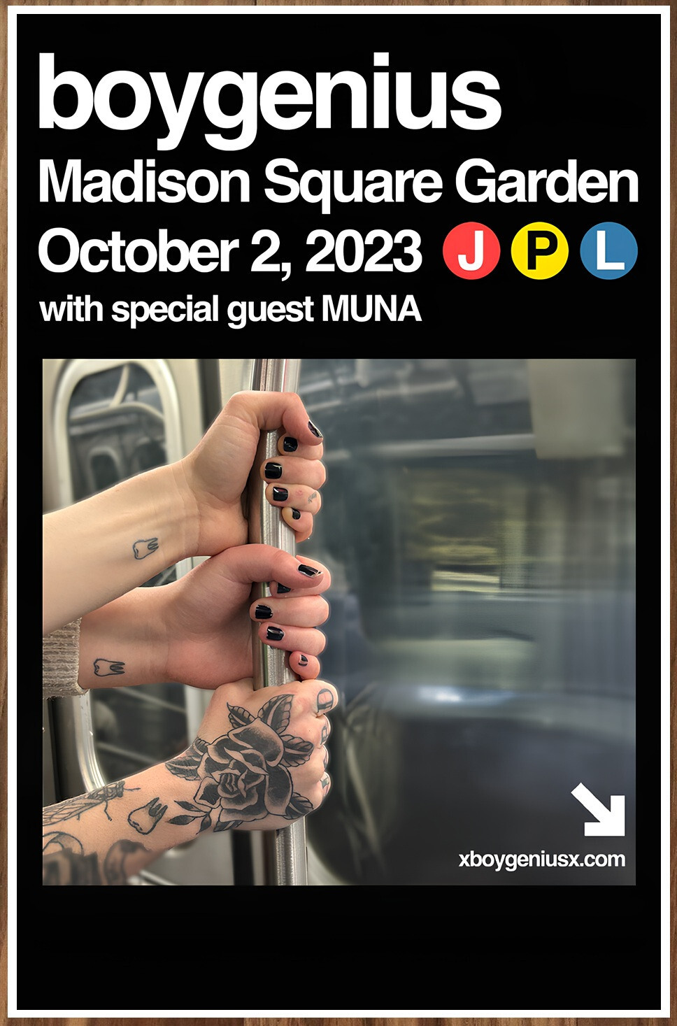 BOYGENIUS | MUNA Madison Square Garden NYC Tour 2023 Ltd Ed New RARE Poster