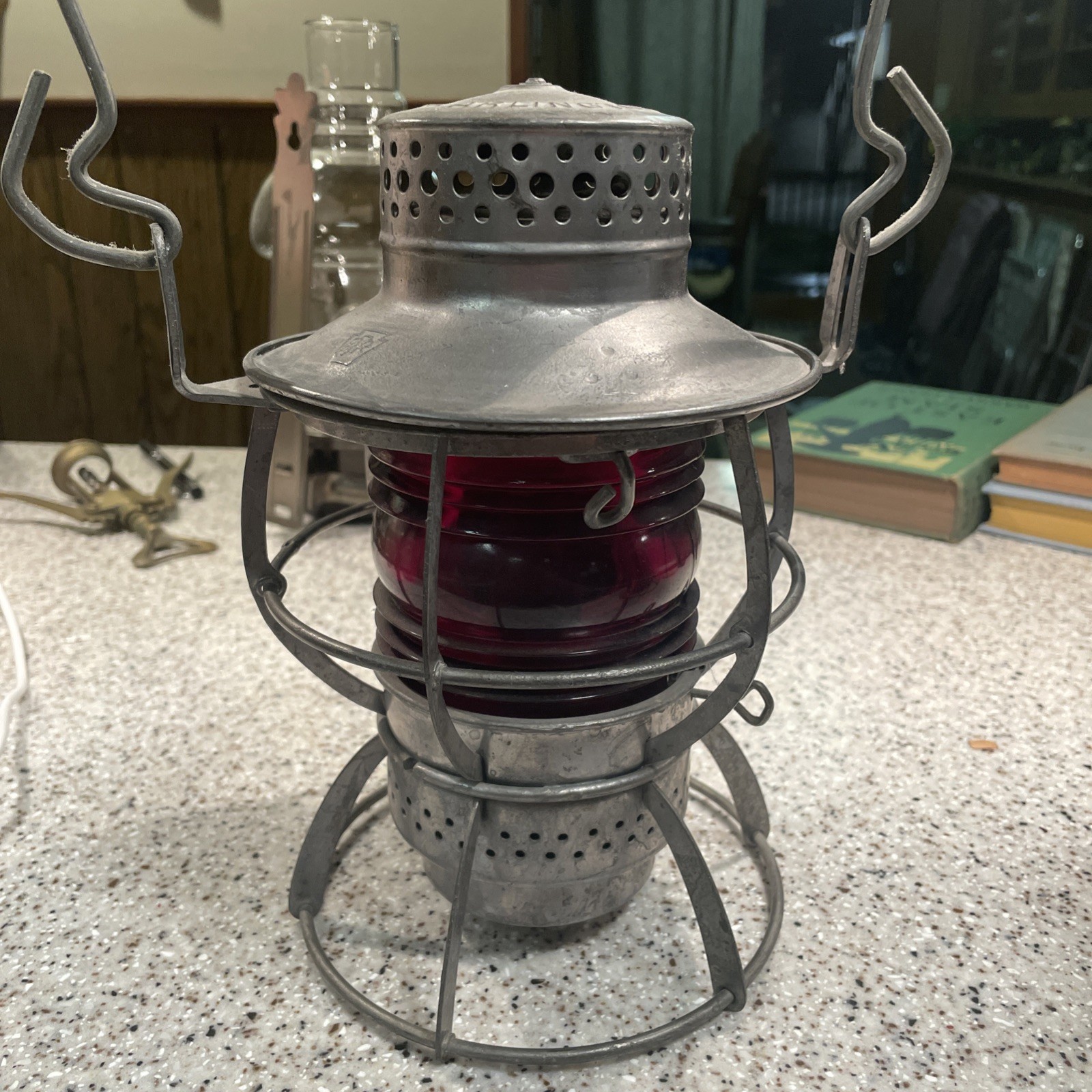 Dressel Arlington Pennsylvania Railroad Lantern Red PRR