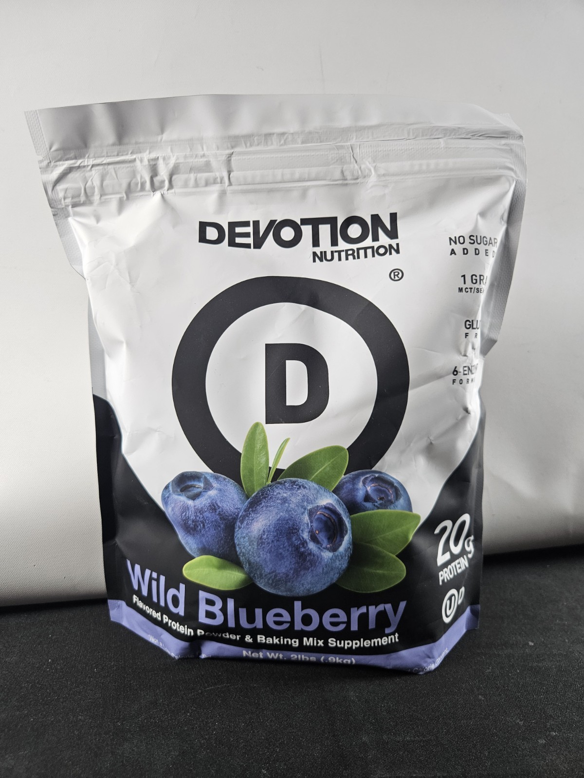 Devotion Nutrition Wild Blueberry Protein Powder 2 lb 30 Servings EXP 09/2027