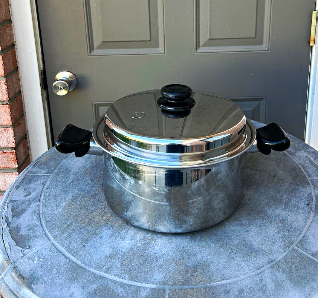Saladmaster Versa Tec TP304-316 Surgical Stainless Steel 7 Qt Stockpot 11”