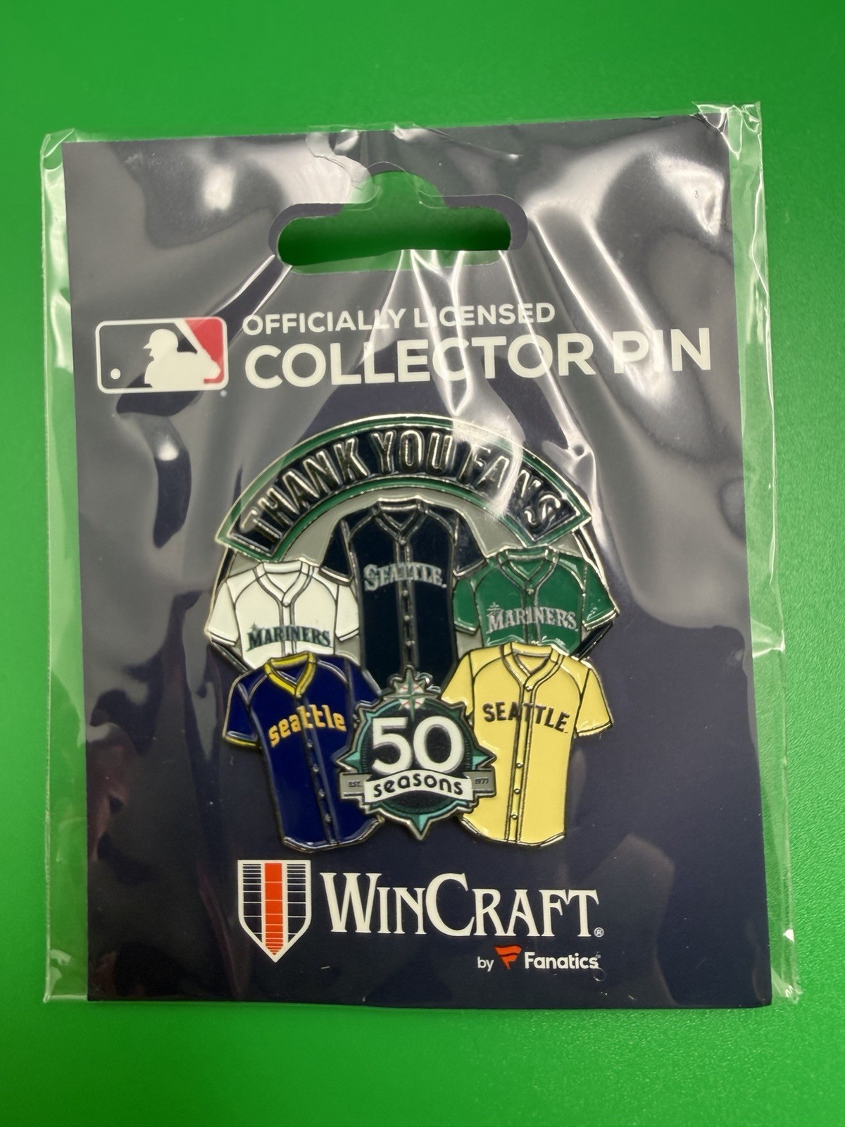 Seattle Mariners - Monthly Collection Pin (6/6) - September Theme 50 Seasons NEW