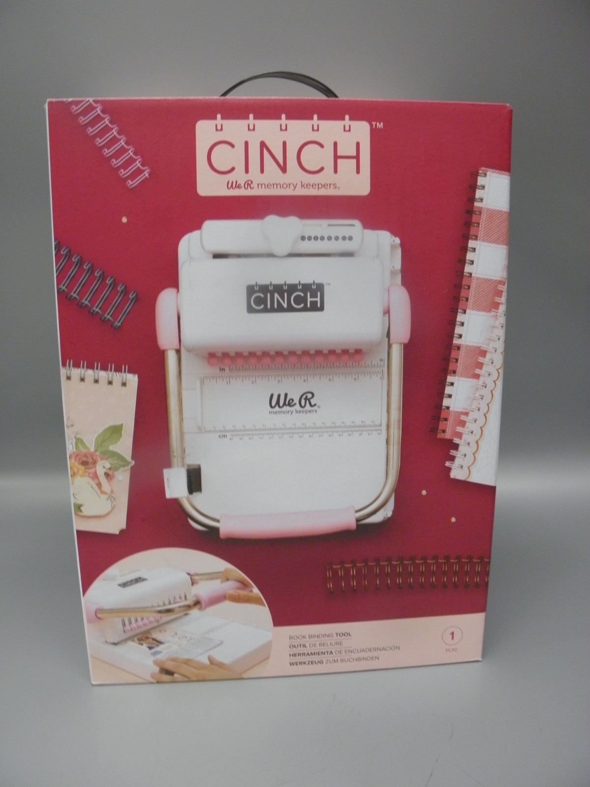 We R Memory Keepers Cinch Book Binding Machine Heidi Swapp 662789 NEW