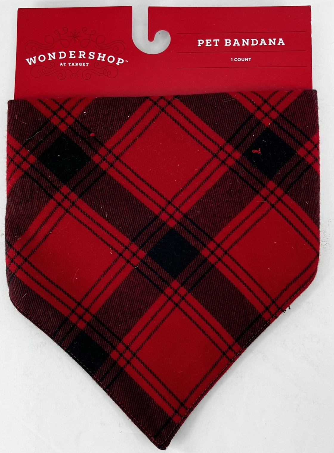Wondershop At Target Pet Bandana Red Black Dog Bandana Christmas Plaid Wondershop At Target Pet Bandana Red Black Dog Bandana Christmas Plaid