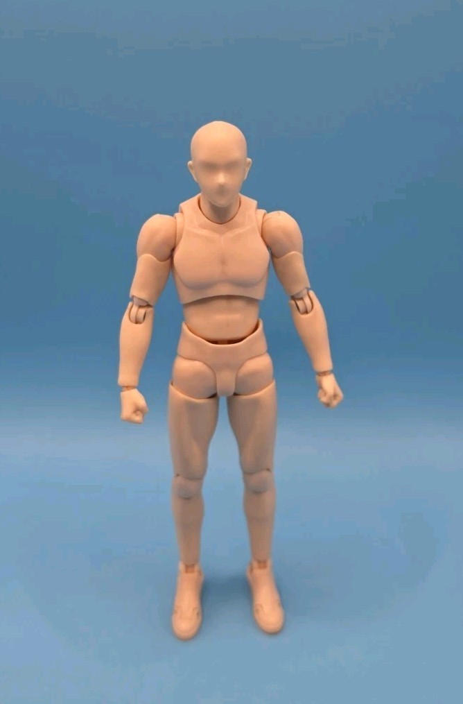 S.H.Figuarts Body-kun DX Set Posable Figure Set Pale Orange Color Fast Shipping