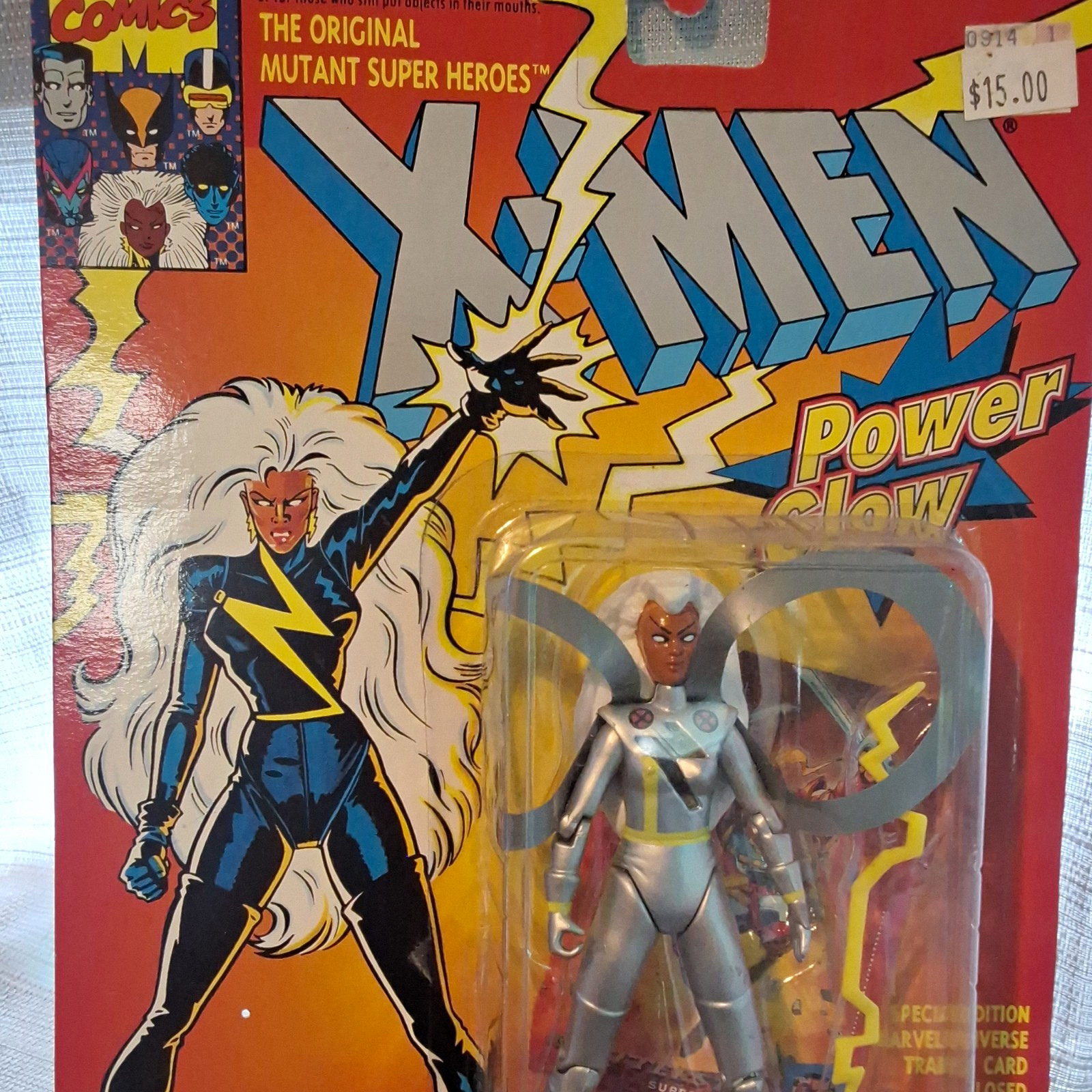 Vintage X-Men Storm Power Action Glow Figure ToyBiz 90s Sealed MOC